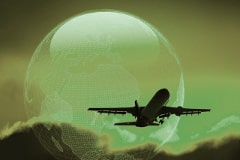 airplane around teh world